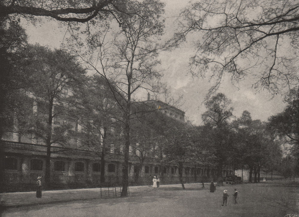Carlton House Terrace. London. Historic Houses 1896 old antique print picture